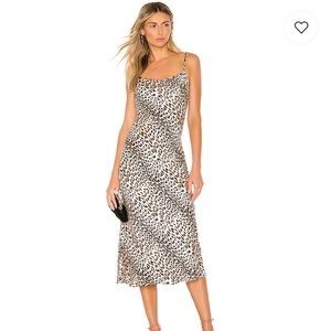 Bec + Bridge Feline Silk Midi dress